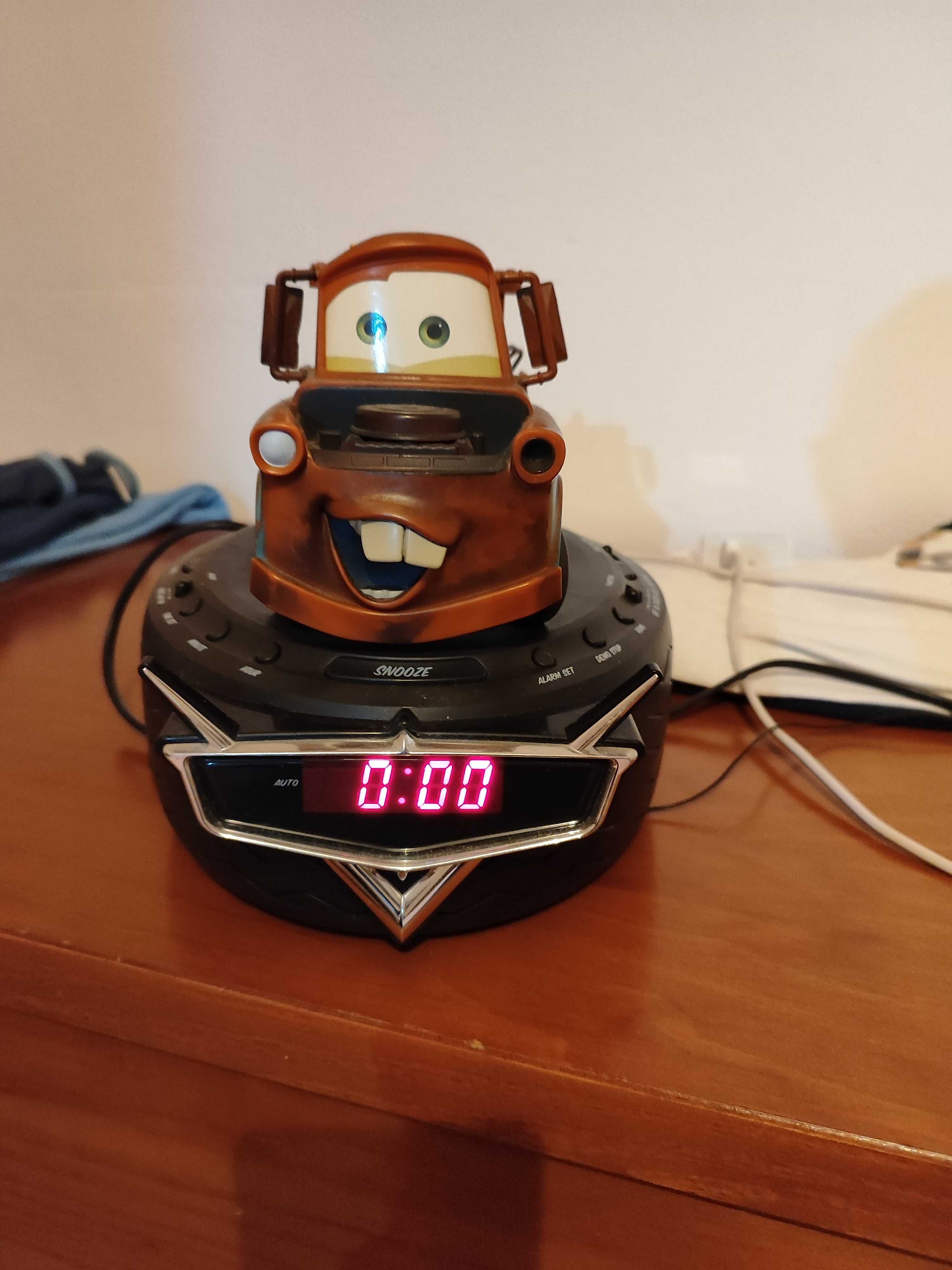 Rádio despertador de criança