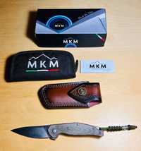 nowy nóż składany MKM Goccia Green Canvas Micarta (MKGC-GC)