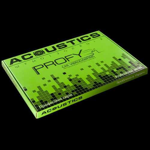 Віброізоляція ACOUSTICS Profy 1,8-2,2-3,0-4,0 мм