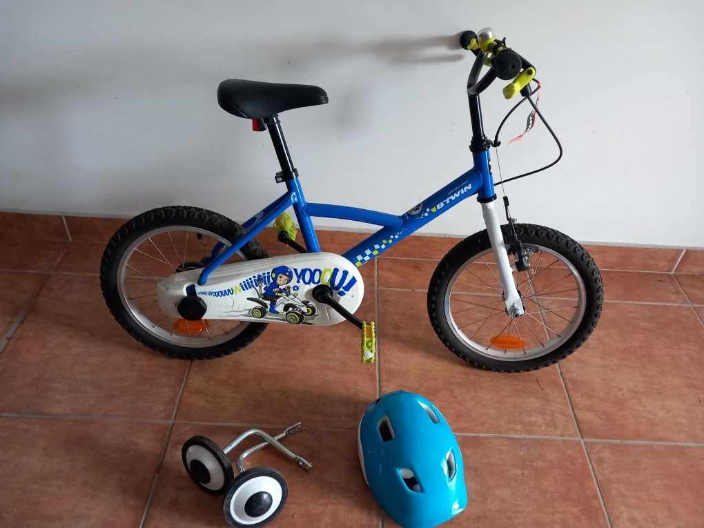 Com  bicicleta roda 16