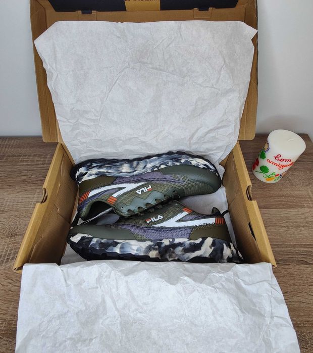 Sapatilhas Fila Starting Running Homem Verde "NOVAS "(42)