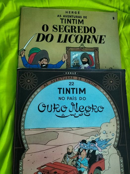 2 livros do TinTim