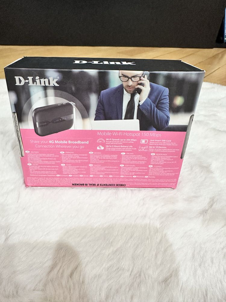4G WiFi маршрутизатор D-Link DWR-932 (Black)