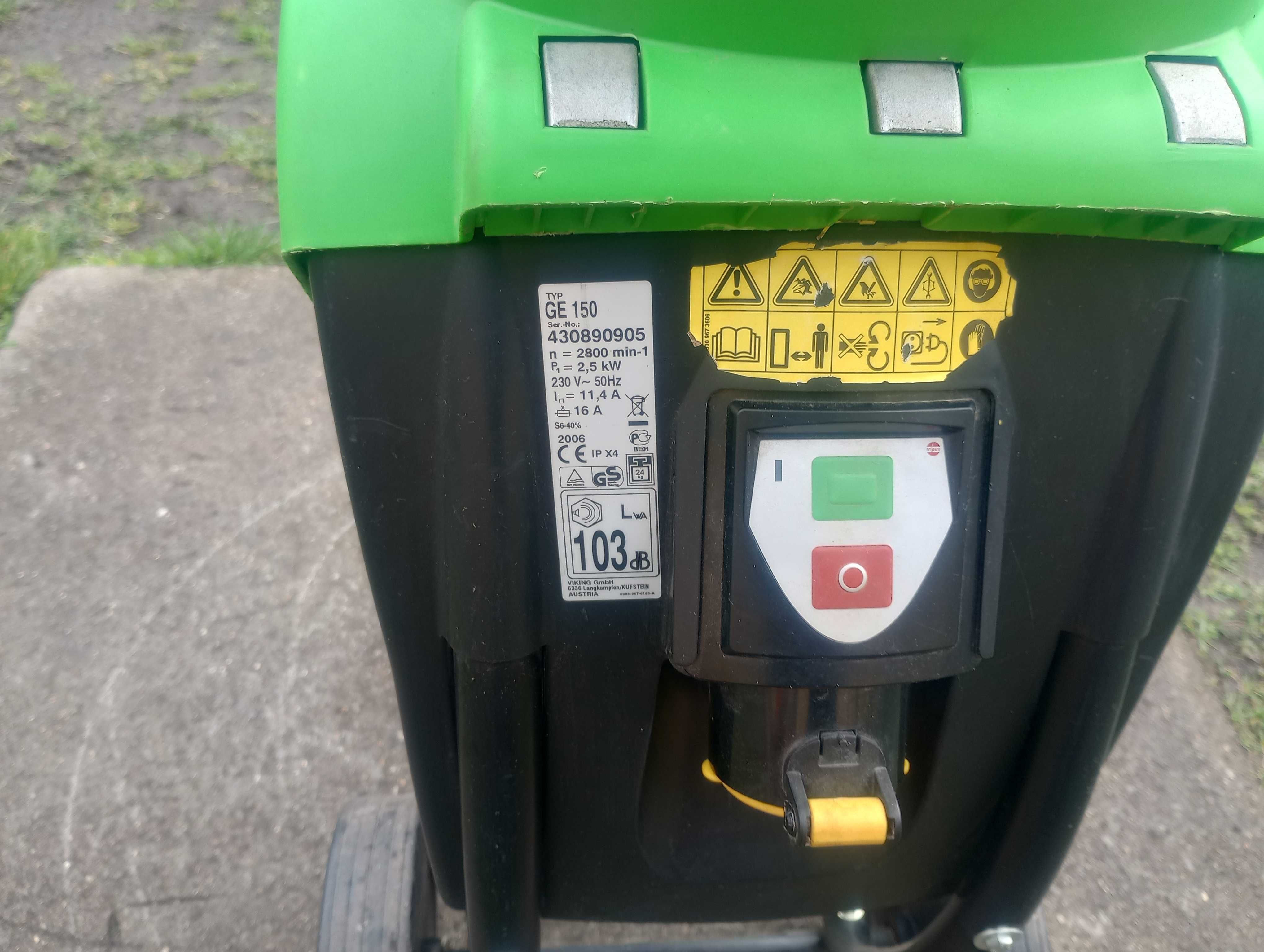 Rębak rozdrabniacz Elektryczny Viking GE 150