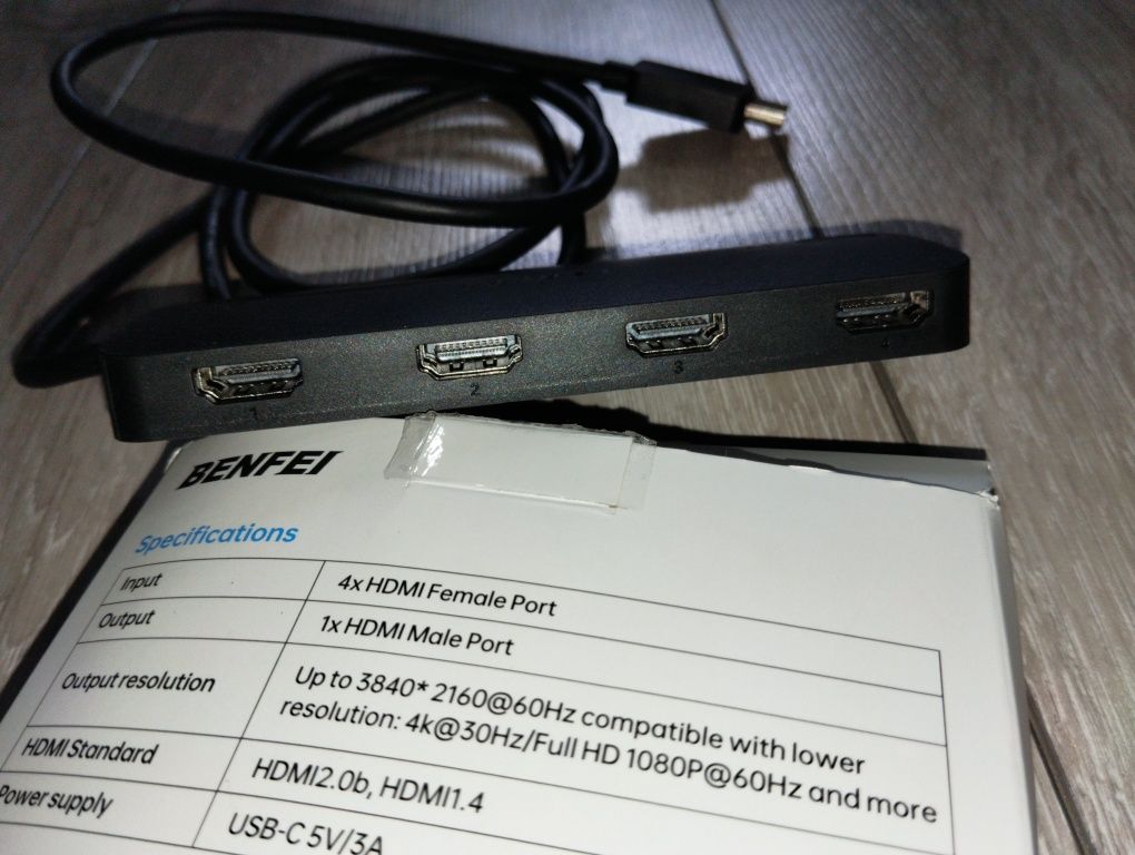 Hub HDMI Benfei 4 in 1