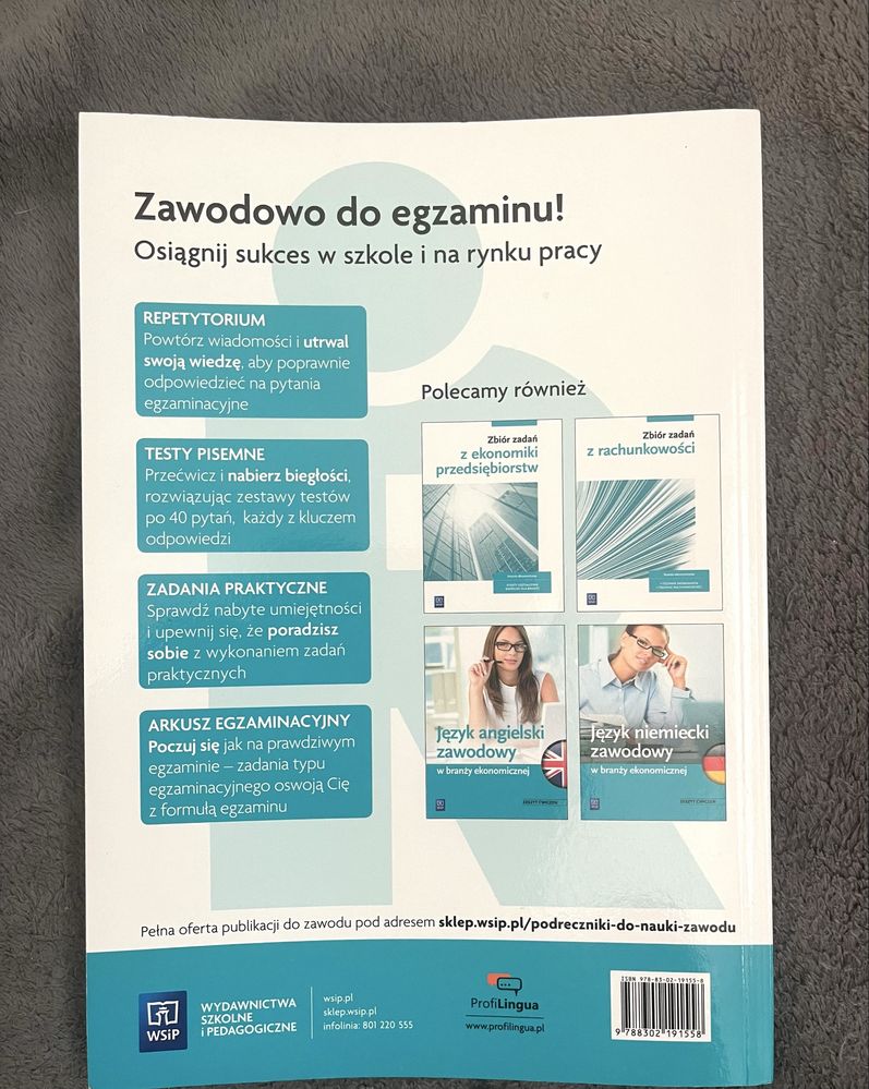 Repetytorium + testy egzamin zawodowy EKA 05 WSIP
