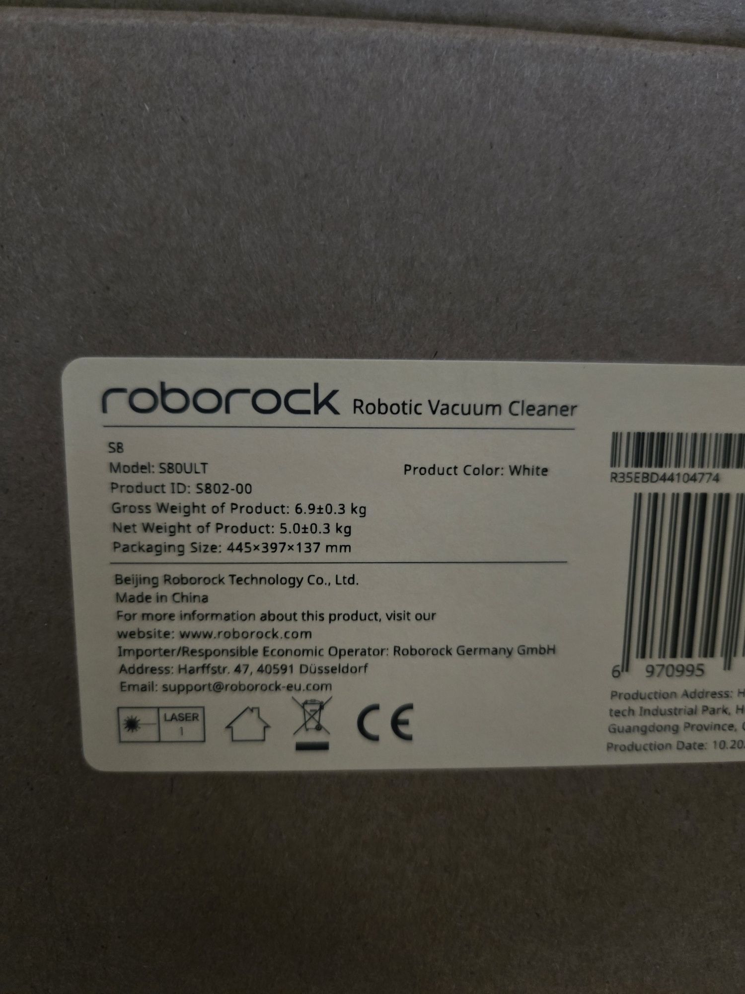 Robot sprzątający Roborock S8 biały
