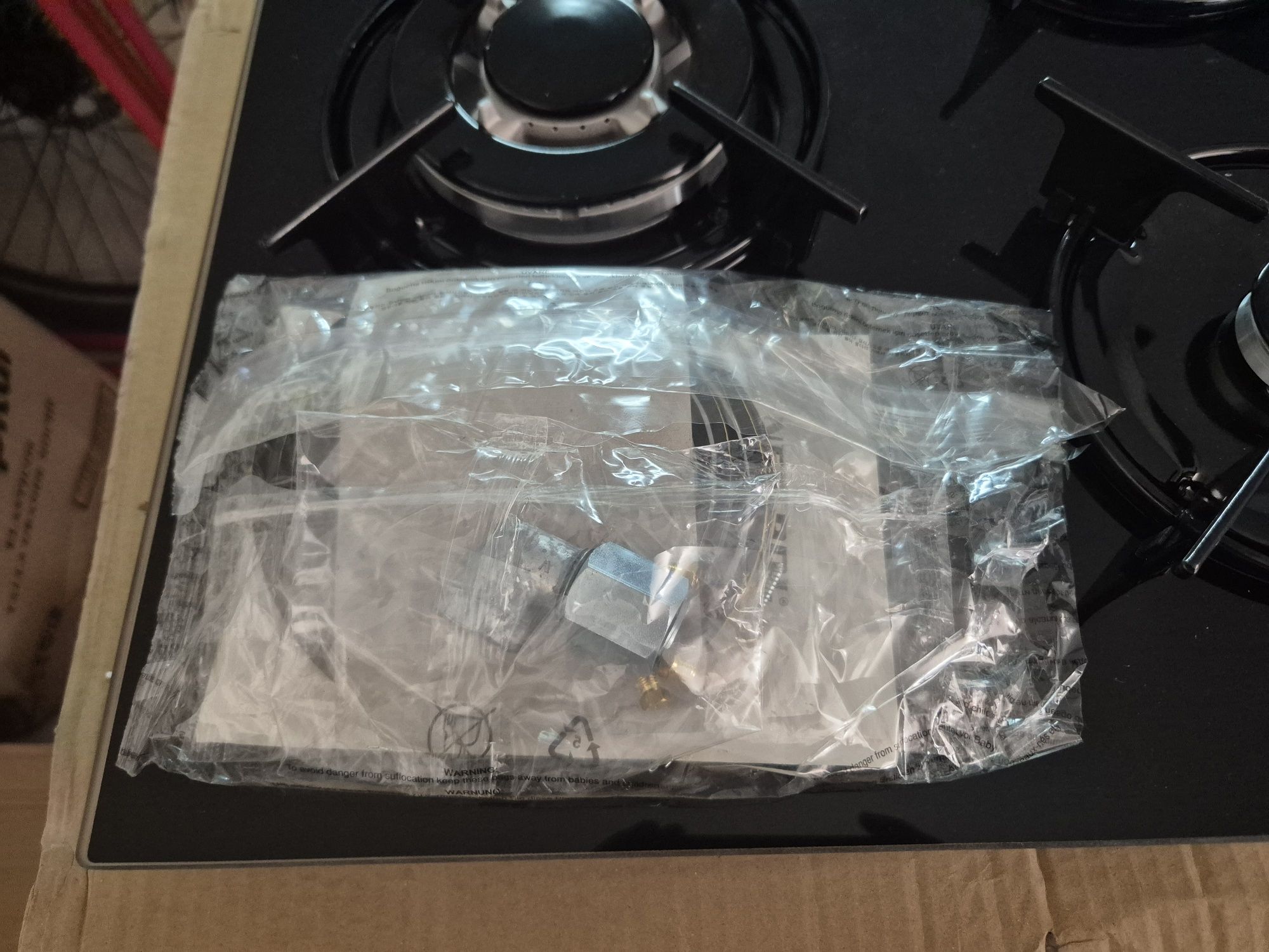 Vendo placa de gas de vidro Midea