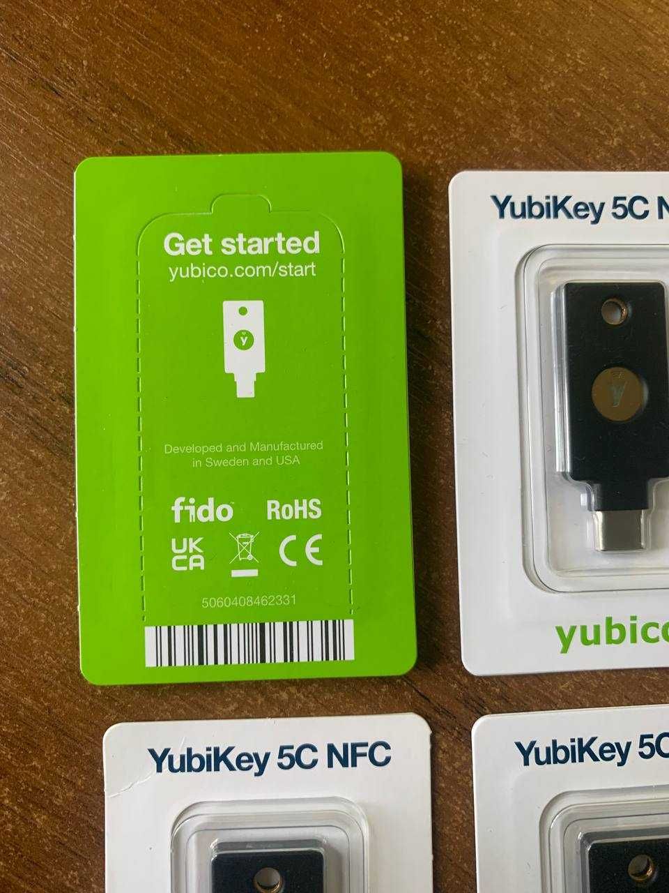 Аппаратный ключ Yubico Yubikey 5C NFC USB Type-C для защиты информации