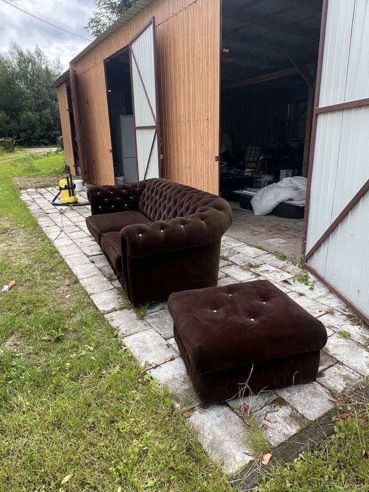 Sofa/Wersalka KLER Chesterfield Tkanina Velvet