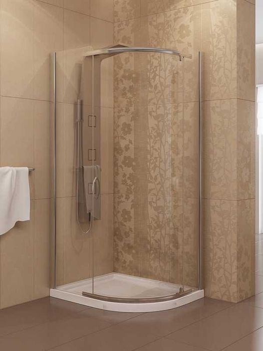 kabina prysznicowa z brodzikiem szkło new trendy nowa