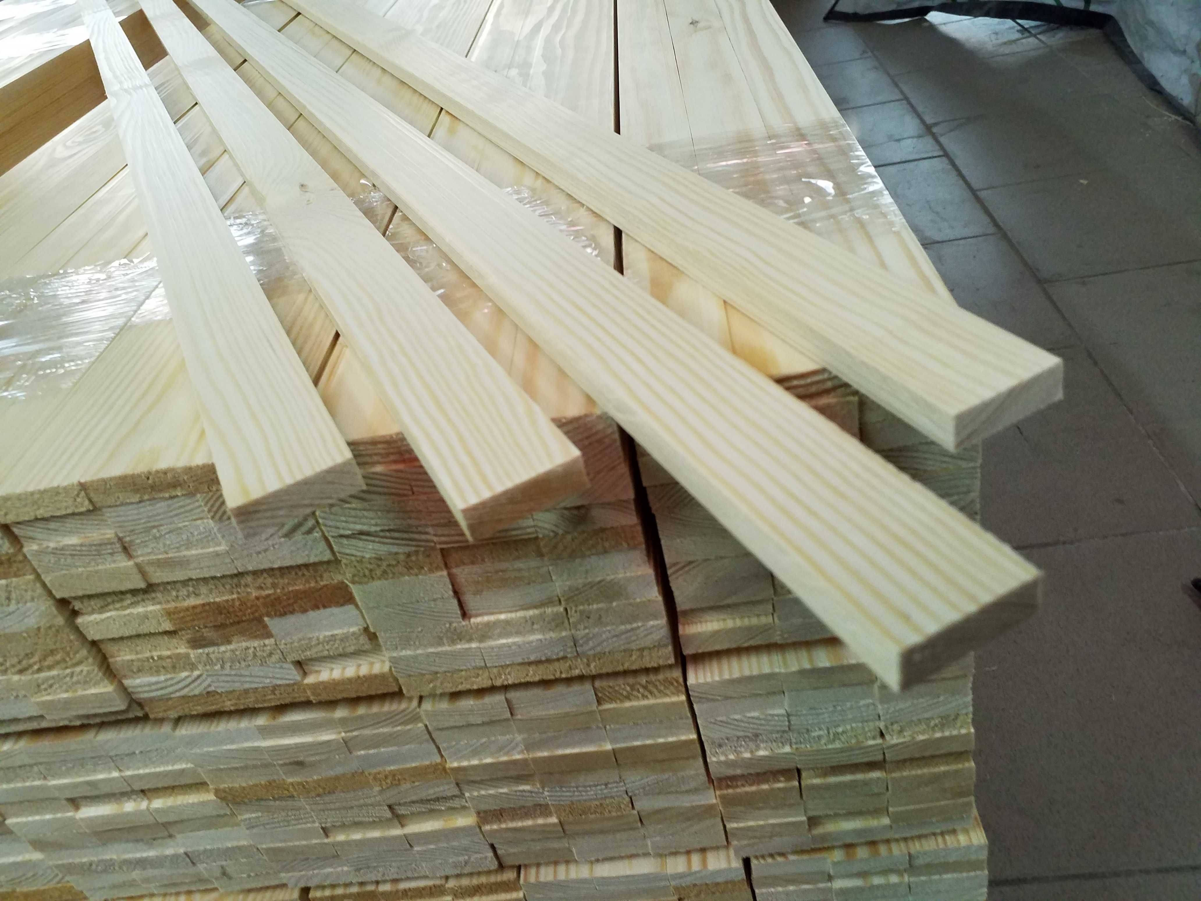 Listwa 10x30 mm prostokątna drewniana  strugana kantówka listewka