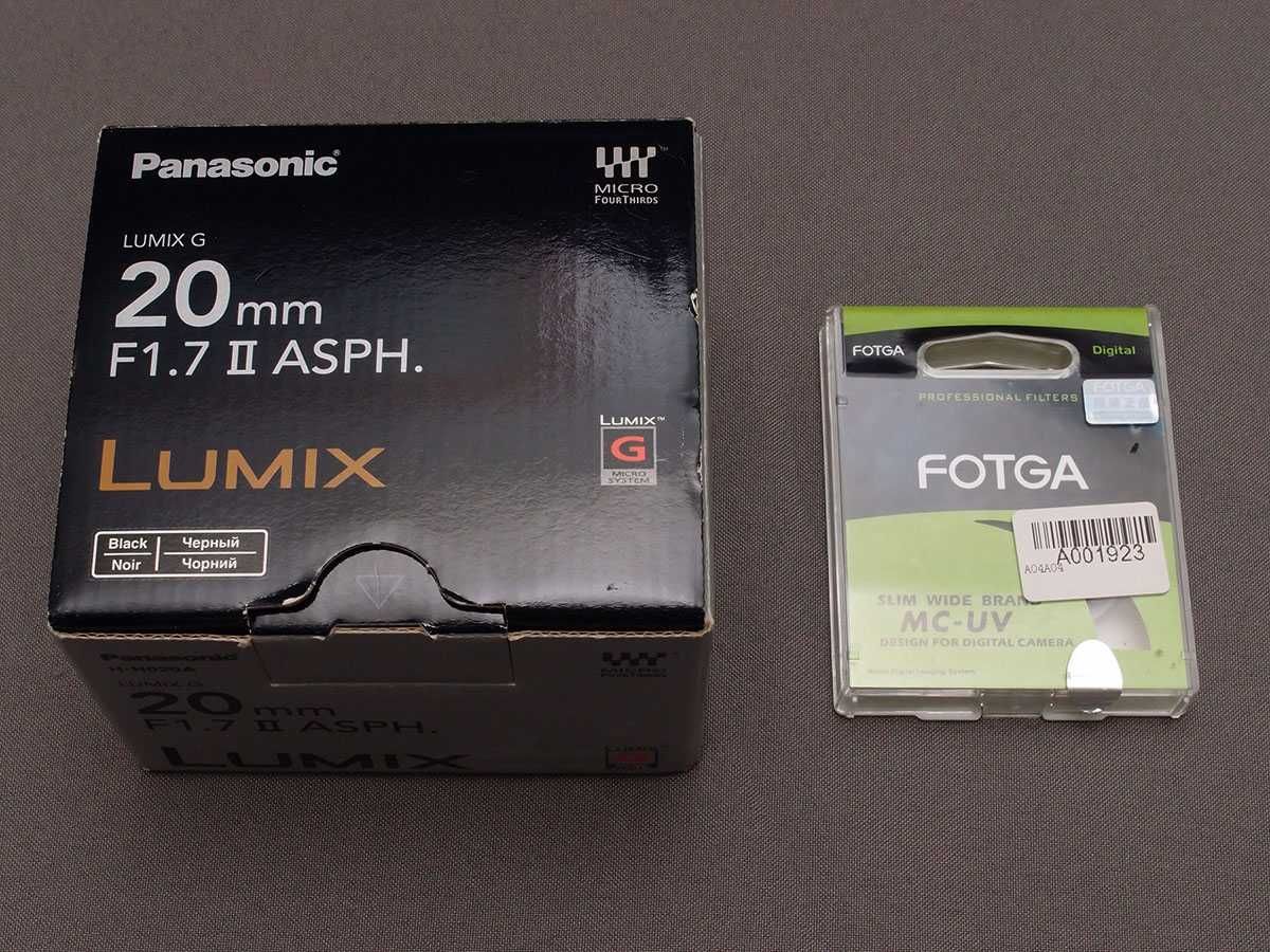 Продам объектив Panasonic 20mm f/1.7 II ASPH