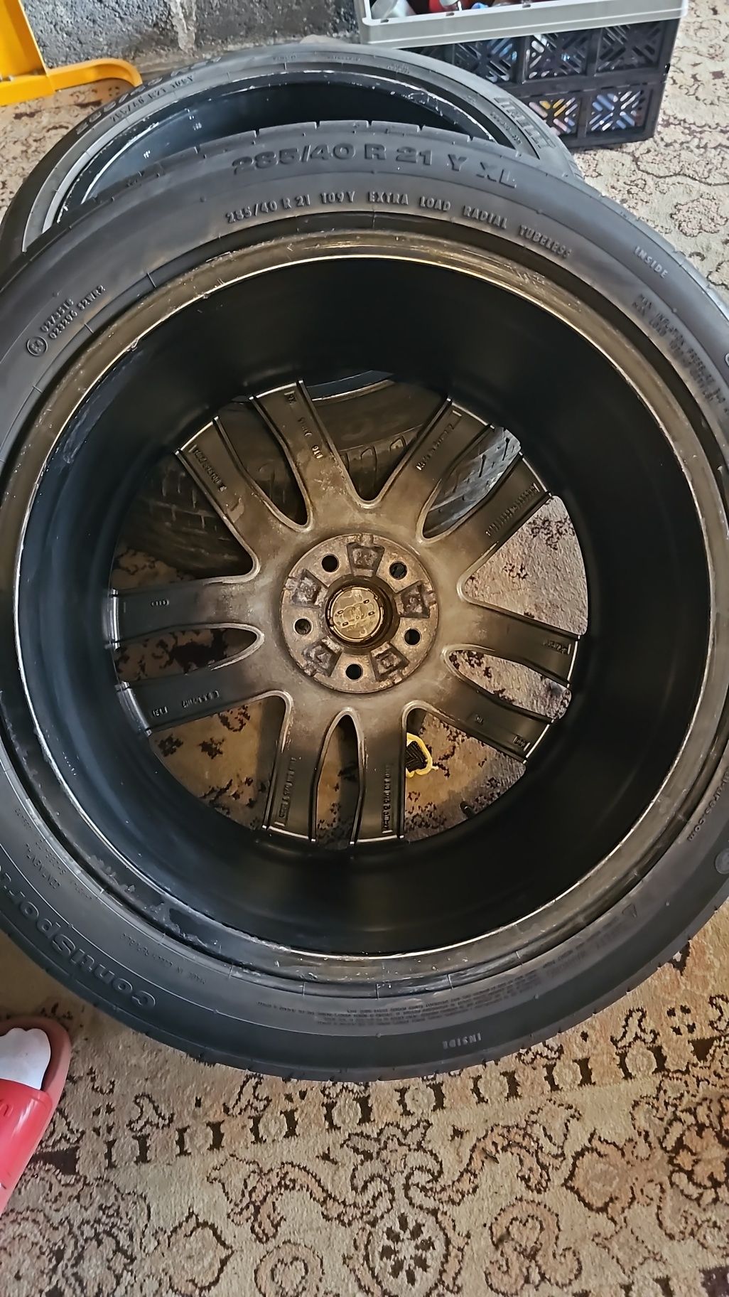 Felgi Audi 5x112 21cali z oponami oryginalne