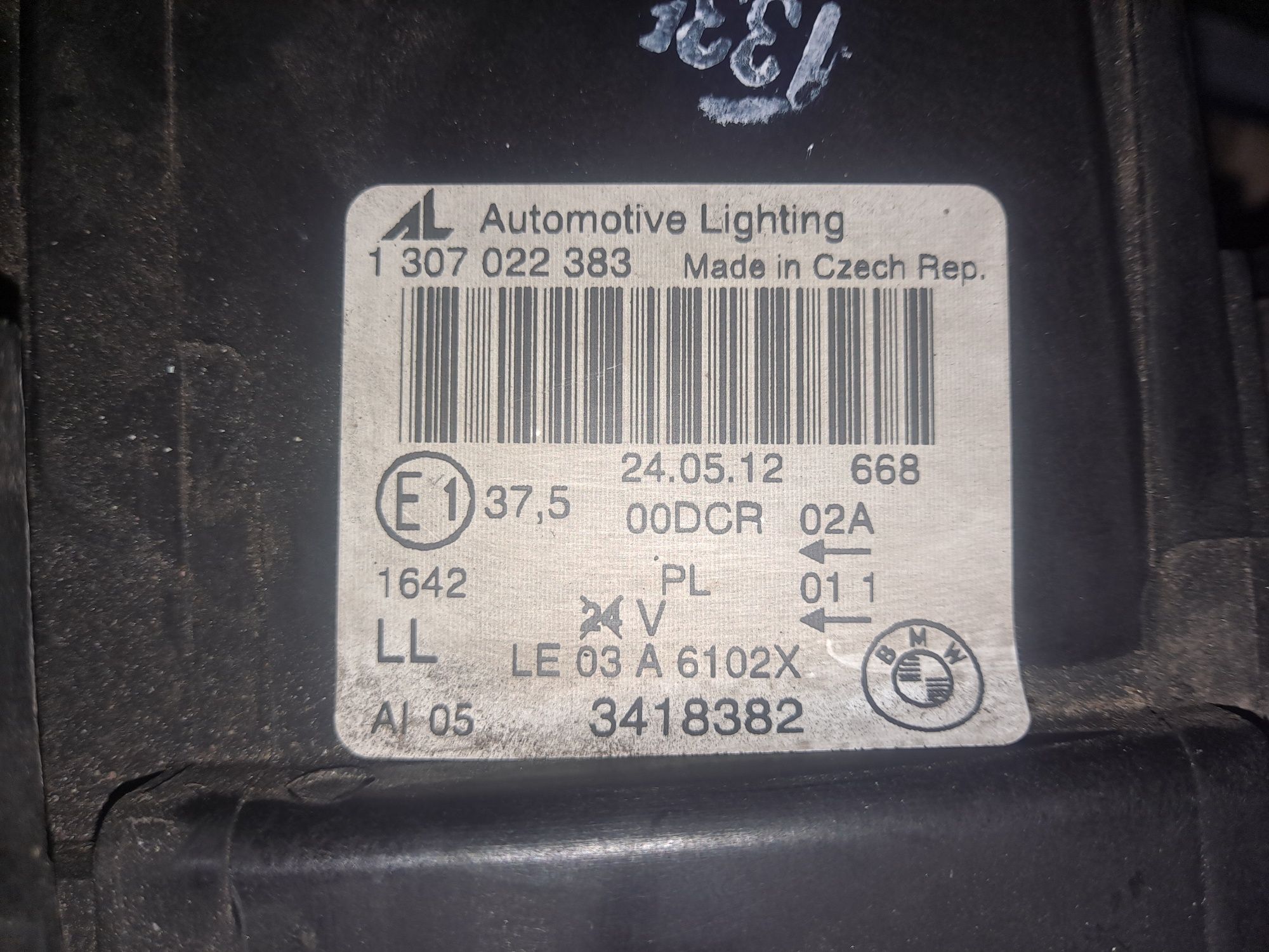 Lampa przednia prawa  xenon nie skrętny BMW x3