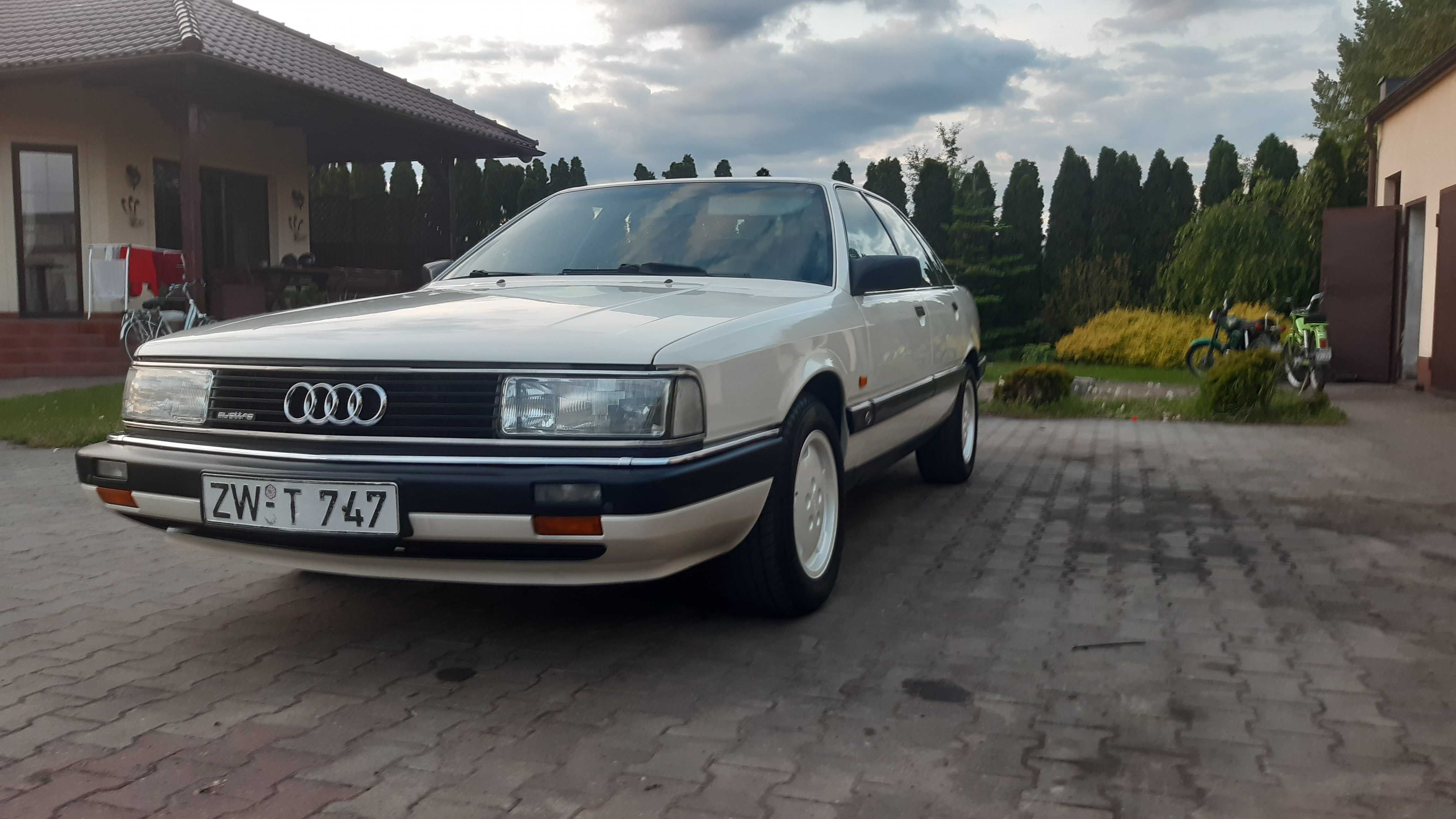 audi 200 quattro 20v maska , lampy ,zderzak grill ,błotniki , chromy