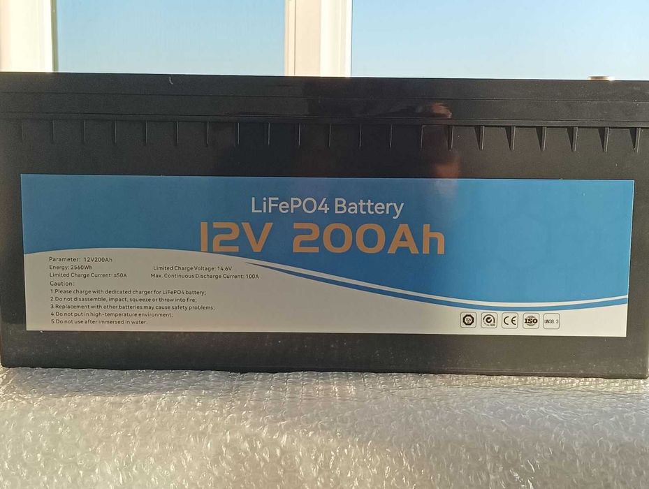 Пропонуємо акумулятори LiFePO4 12V 200Ah
