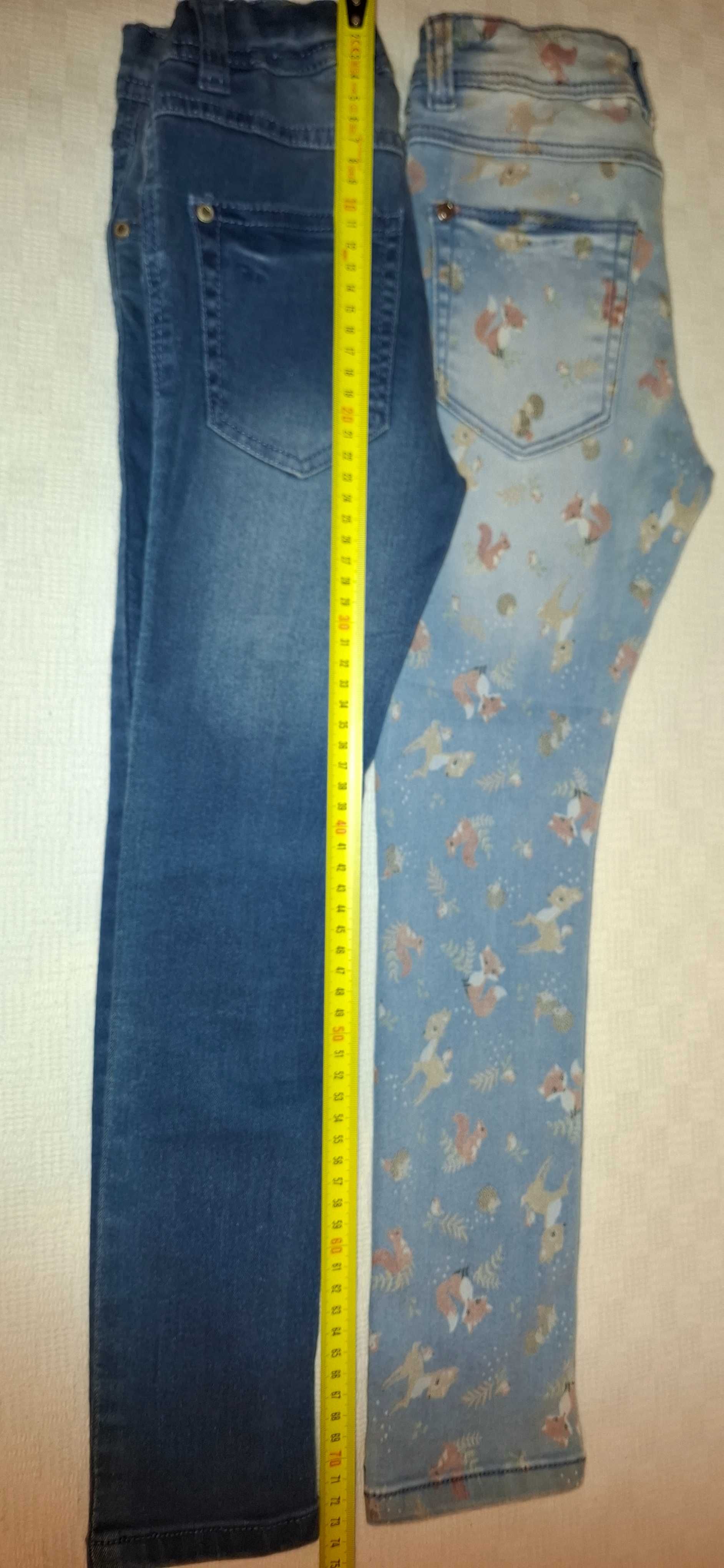 Spodnie dziewczęce 122 cm Takko Fashion 2 pary