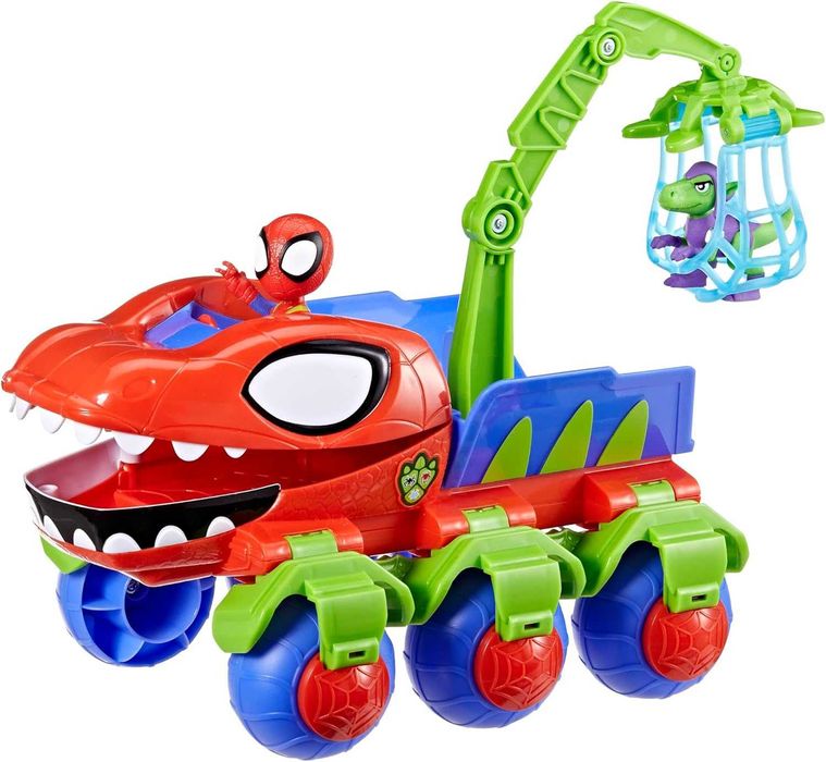 Marvel Spidey Dino Webs Crawler Pajęczy pojazd F9480 Man Goblin C162