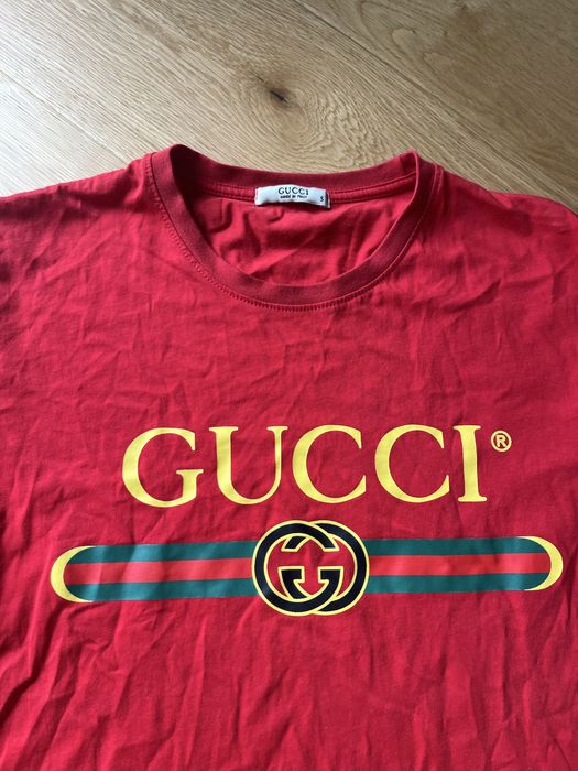 Tshirt Gucci czerwony S