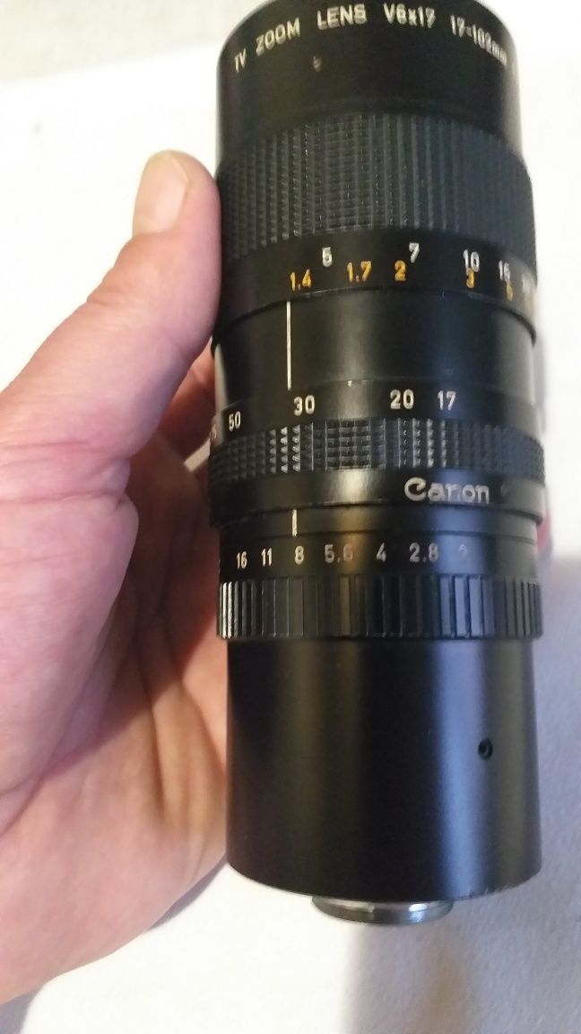 Винтажный телеобьектив для камеры Canon!