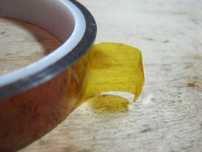 Каптоновая лента термоскотч для сублимации, термостойкий скотч Kapton