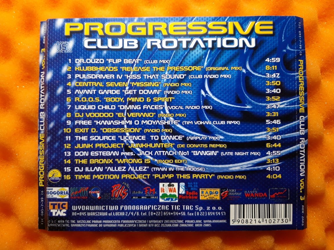 Progressive Club Rotation Volume 3 (CD, 1999)
