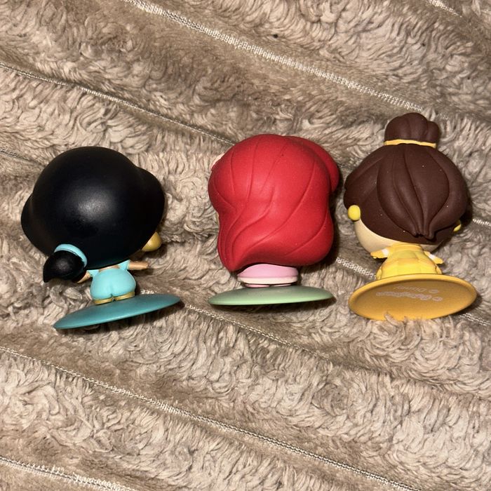 Фигурки принцесс диснея Disney маленькие Жасмин, Ариель , Белль