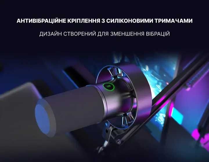 Мікрофон динамічний Fifine K688 (Чорний,Білий,Рожевий) XLR/USB
