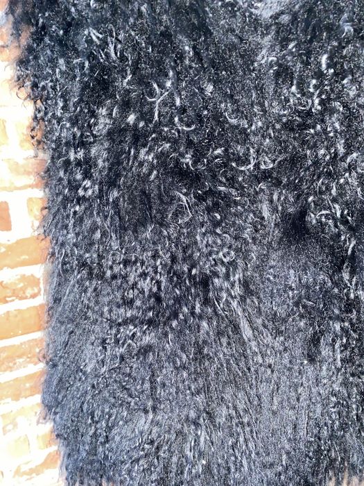 Kamizelka lama naturalna czarna XL