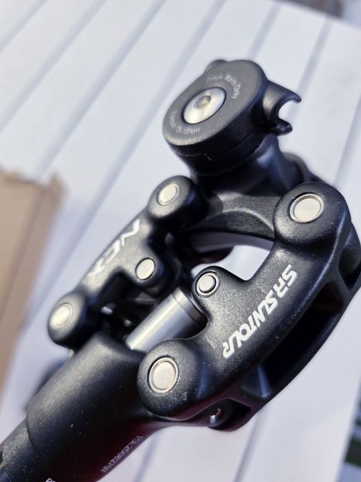 Suntour SP12/SP17 NCX 350mm Suspension Seatpost + Safety Cover