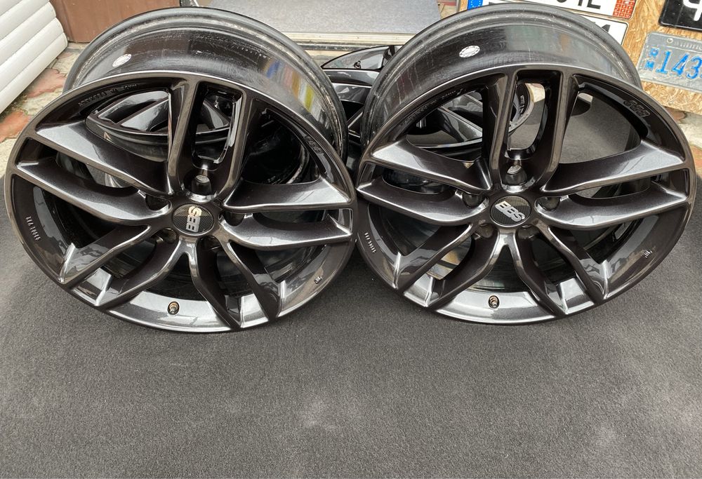 BBS SX R17 5/112 ET35 7.5 Mercedes Audi Volkswagen Литі Титанові Диски