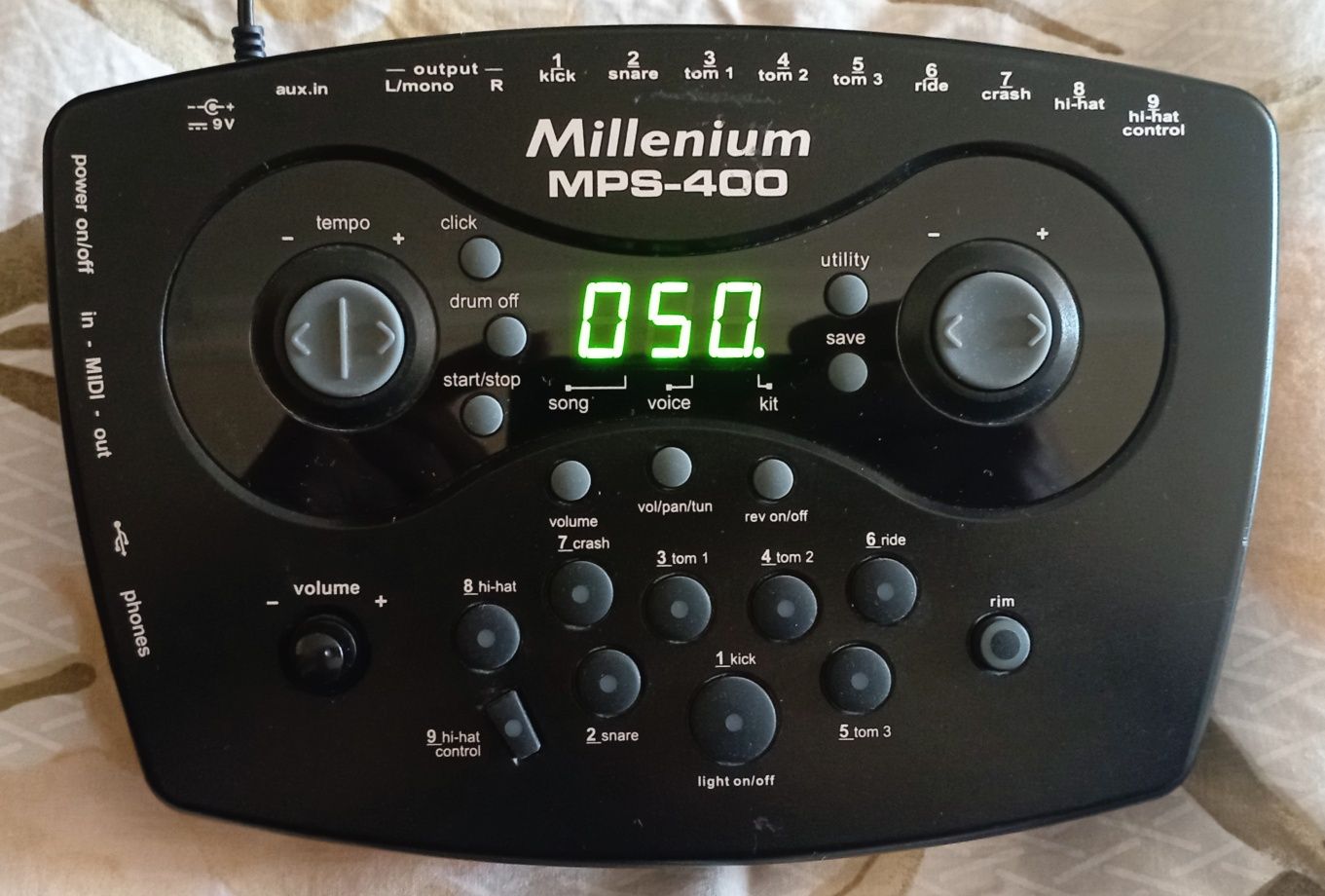 Módulo de bateria digital (Millenium MPS-400)