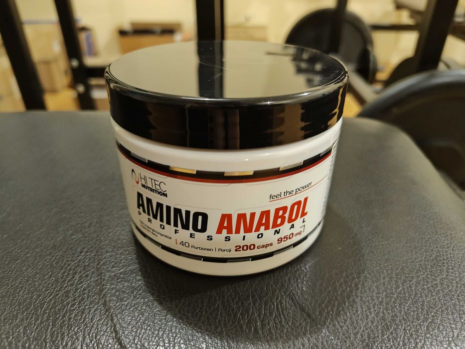 Hi Tec Anabol Amino Professional 200 kaps BCAA aminokwasy suplement