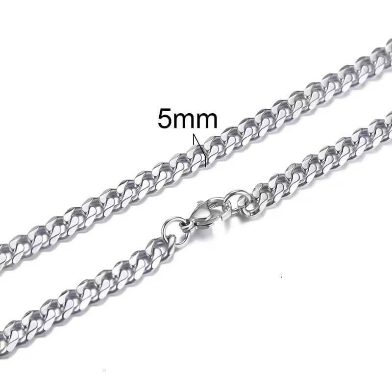 Colar de aço inoxidável de 3 a 9 mm