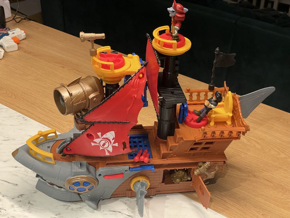 Fisher Price Imaginext duży statek piracki