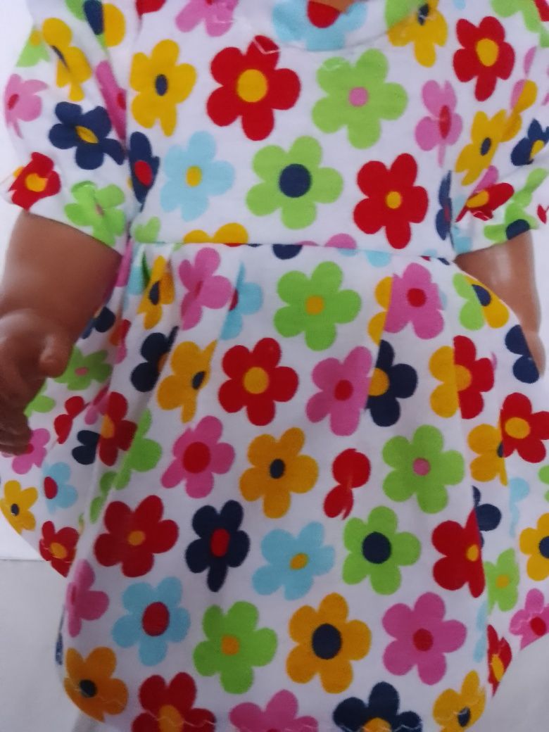 Sukienka dla lalki 42-45 cm takiej jak baby Born