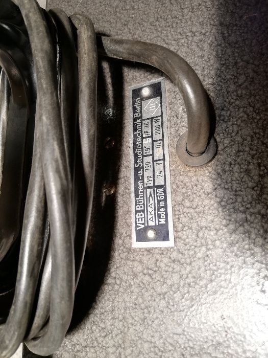 Studiotechnik Berlin Typ 720 24V 200W reflektory retro