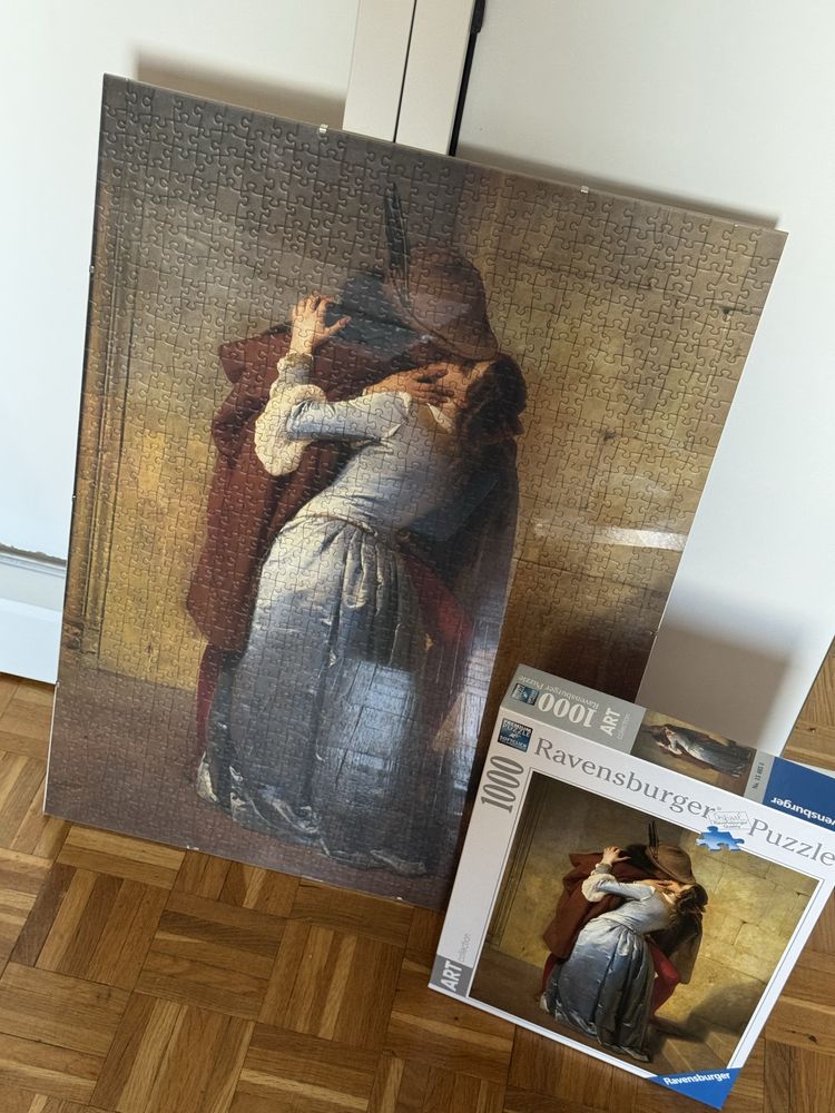 Puzzle, obraz z puzzli Francesco Hayez Pocalunek