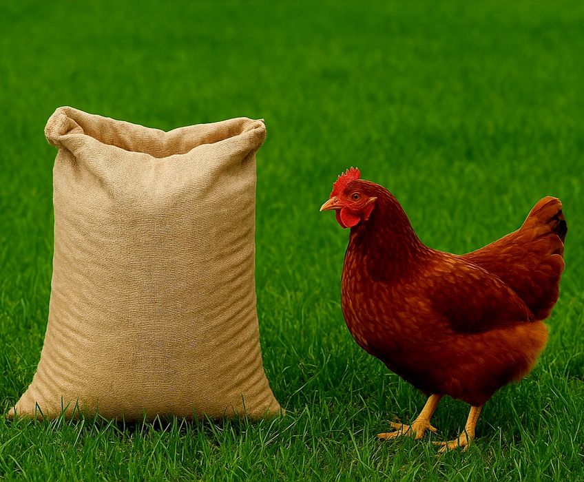 Pasza dla szczęśliwych kur – z własnego zboża (pszenica i owies)