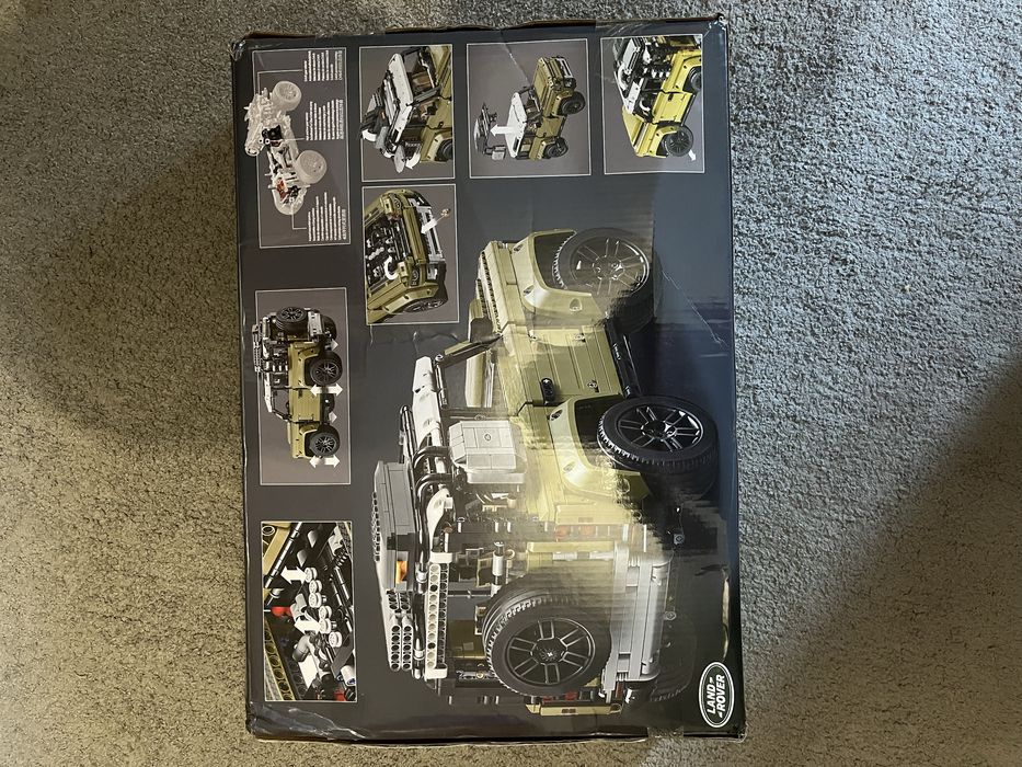 Land rover defender lego technic