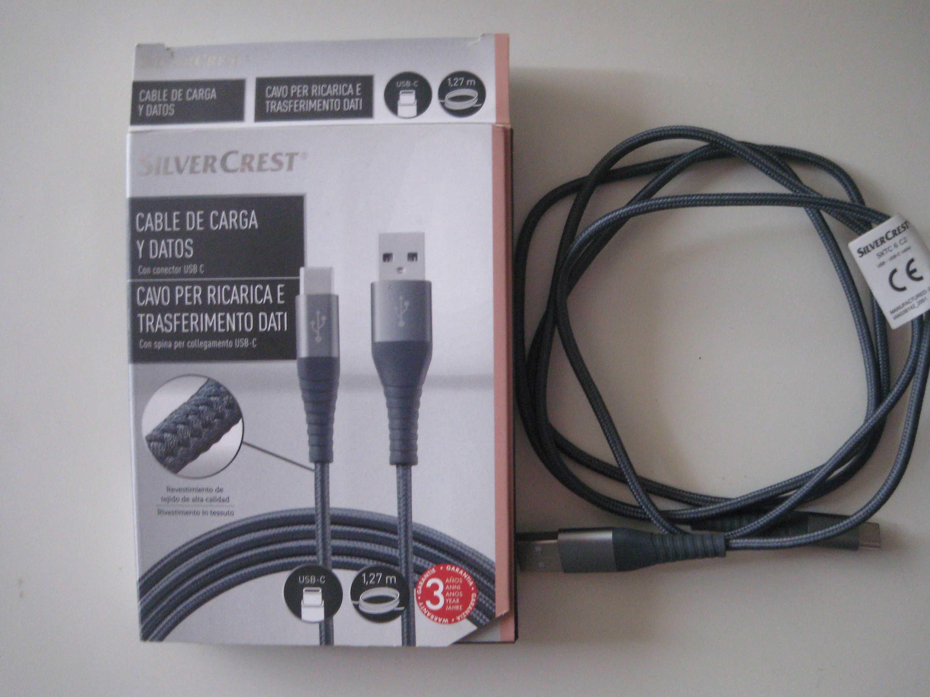 Cabo USB C ( LIDL ) - NOVO