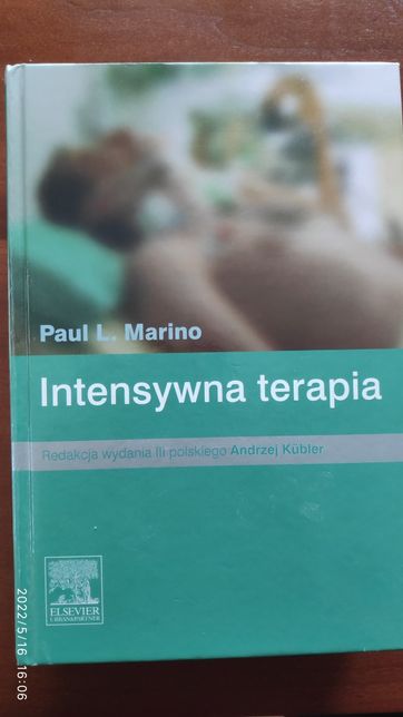 Książka " Intensywna terapia" Paul L. Marino III wydanie z 2009r