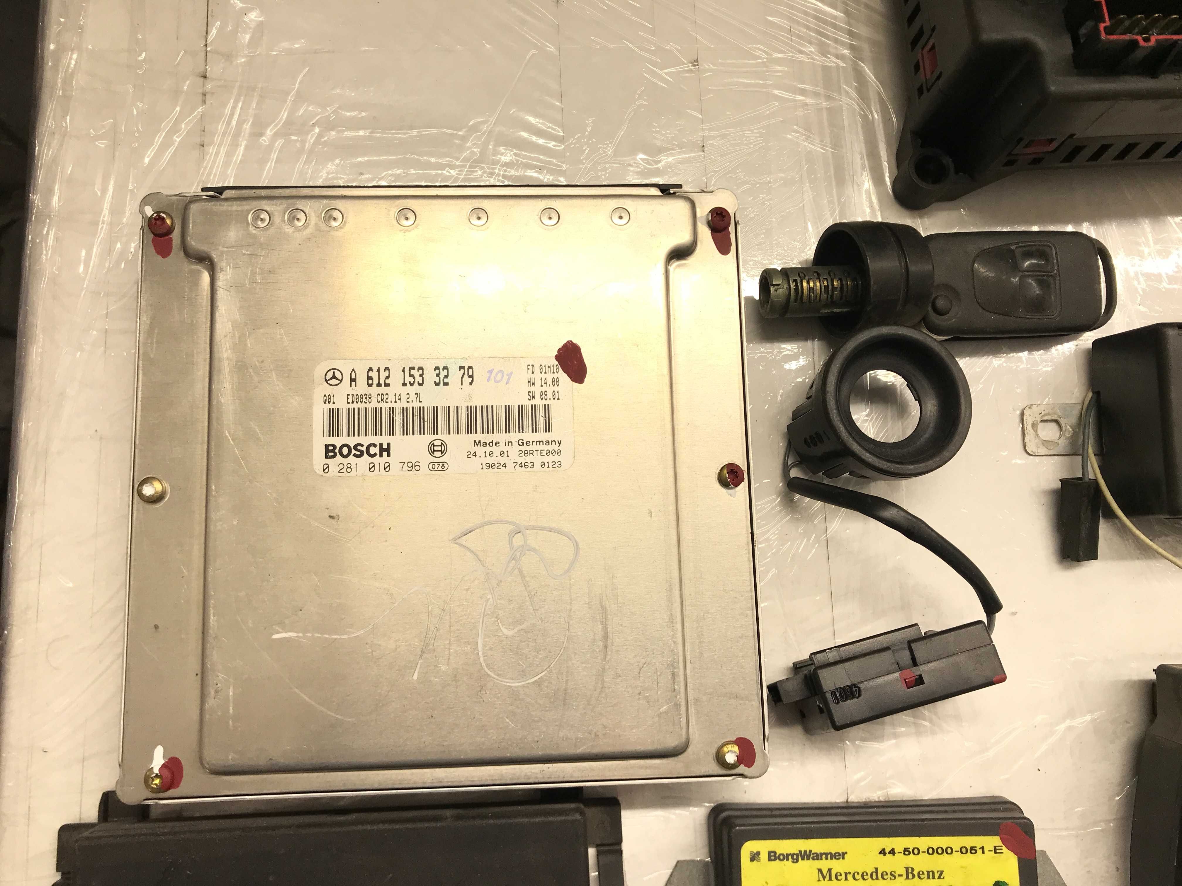 ЕБУ двигуна мозги комплект Mercedes ML W163 мерседес мл 163 6121533279