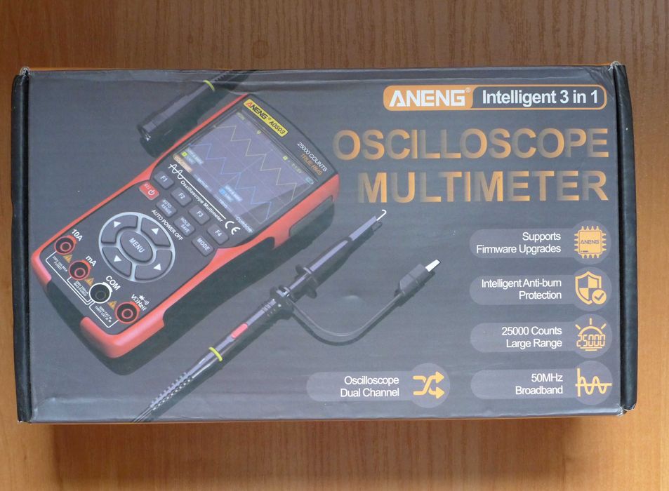 ANENG AOS03 3в1 мультиметр, осциллограф, генератор сигналів