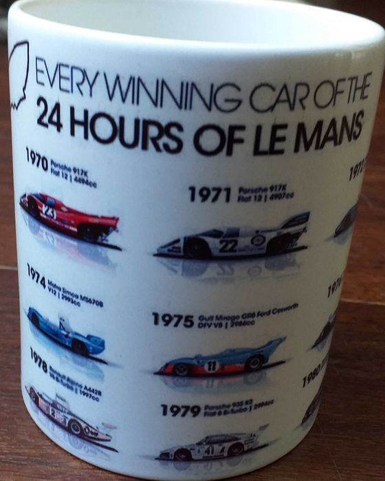 Azulejos e canecas LE Mans 1923 a 2018+ Ferrari ,e mais, Ford gt40