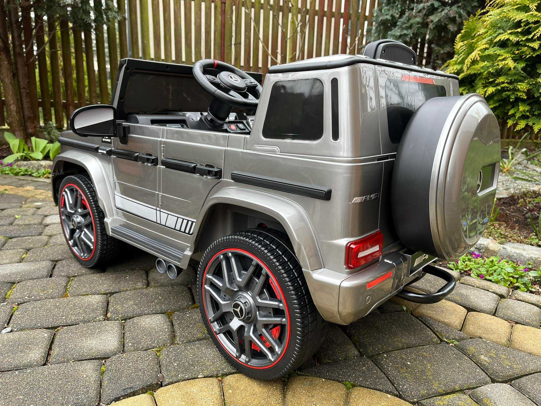 Auto na Akumulator Mercedes G63 AMG Szary Lakierowany.NOWY