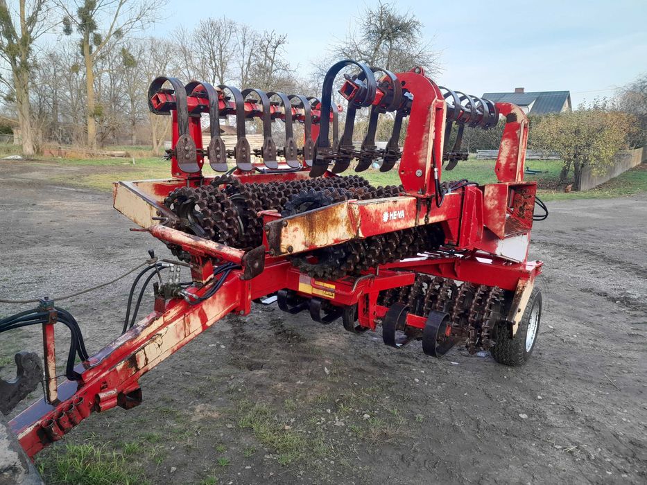 Wały He-Va tip roller 6.5m włóka hydrauliczna