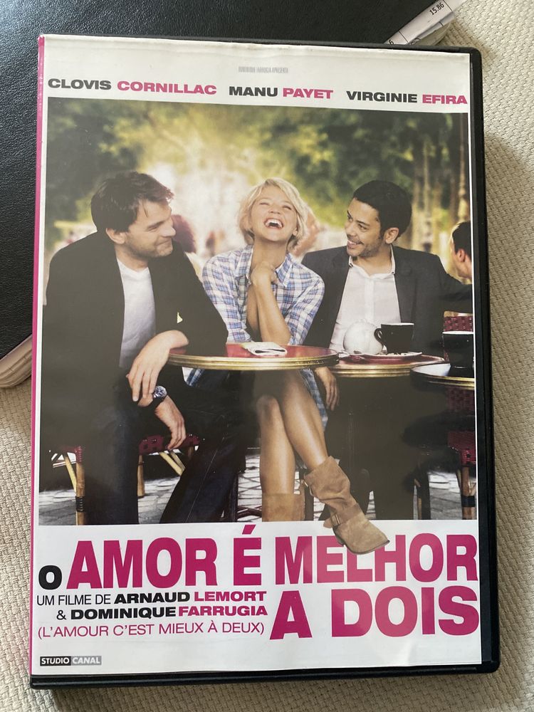 Dvd ‘O Amor é melhor a dois’ filme francês