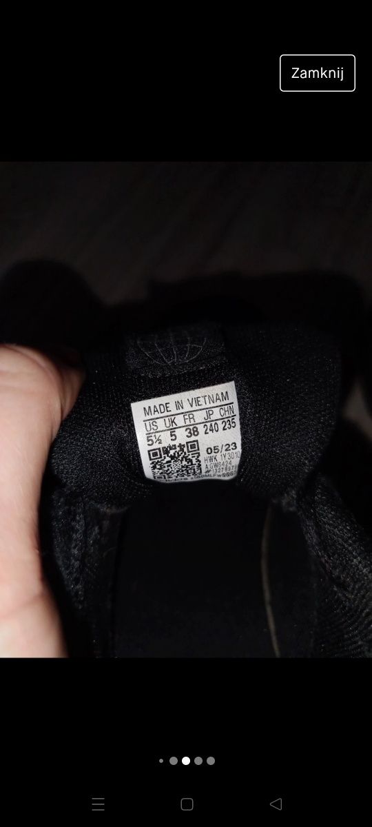 Buty adidas czarne